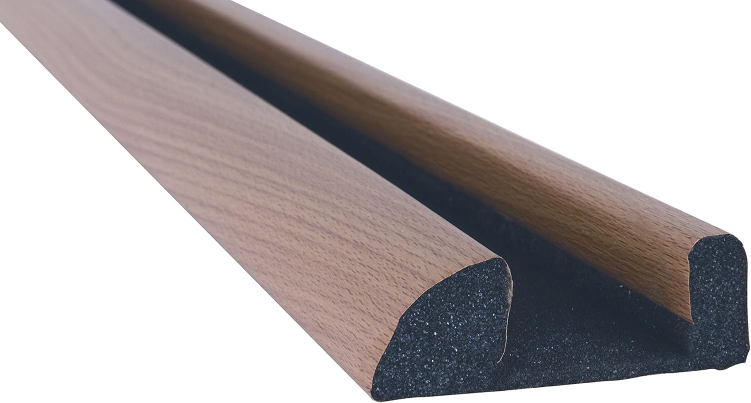 02SR6630914LWO Light Oak Internal Foam Under Door Draught Excluder