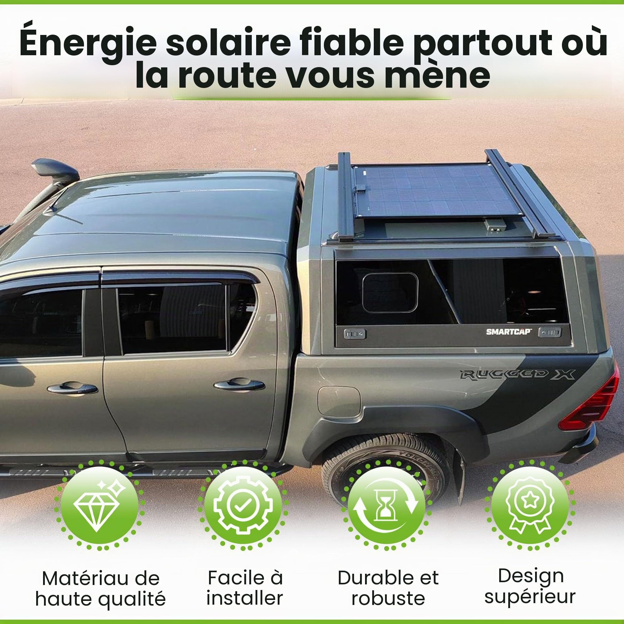 Offgridtec ETFE-AL Panneau solaire semi-flexible 18 V 120 W V2