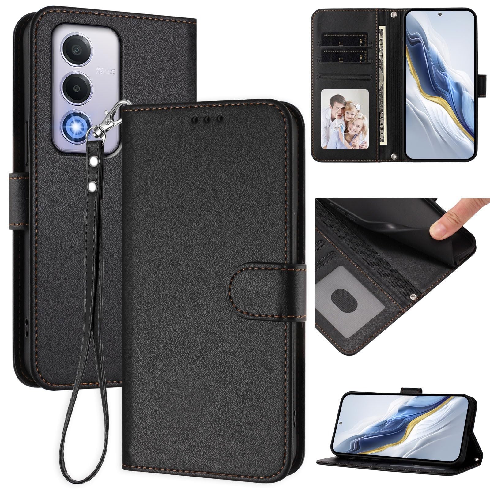 Étui pour Oppo A79 5G protection intégrale clapet aimanté - 5