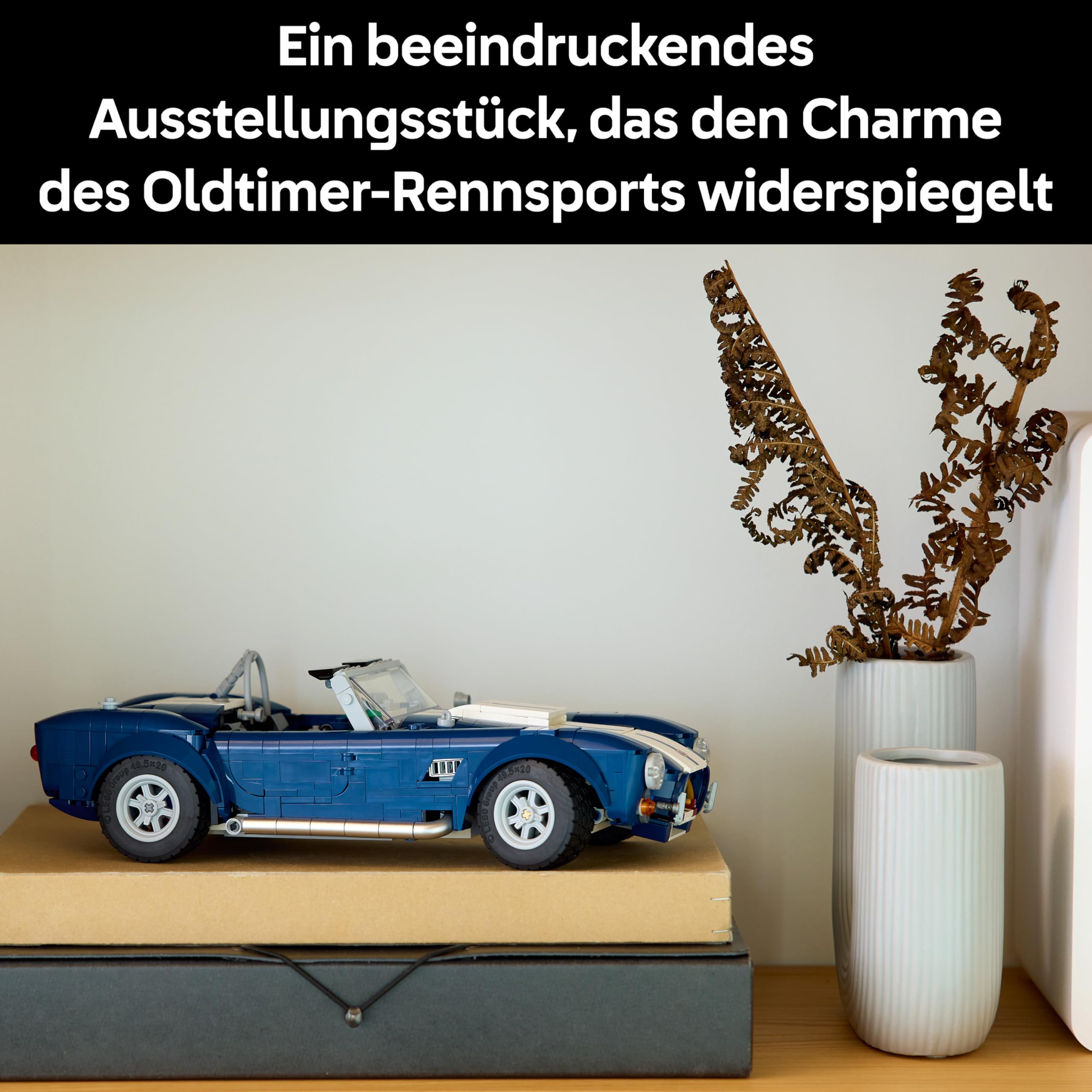 LEGO Shelby Cobra 427 S/C - LEGO 10357 inkl. bedruckter Fliese