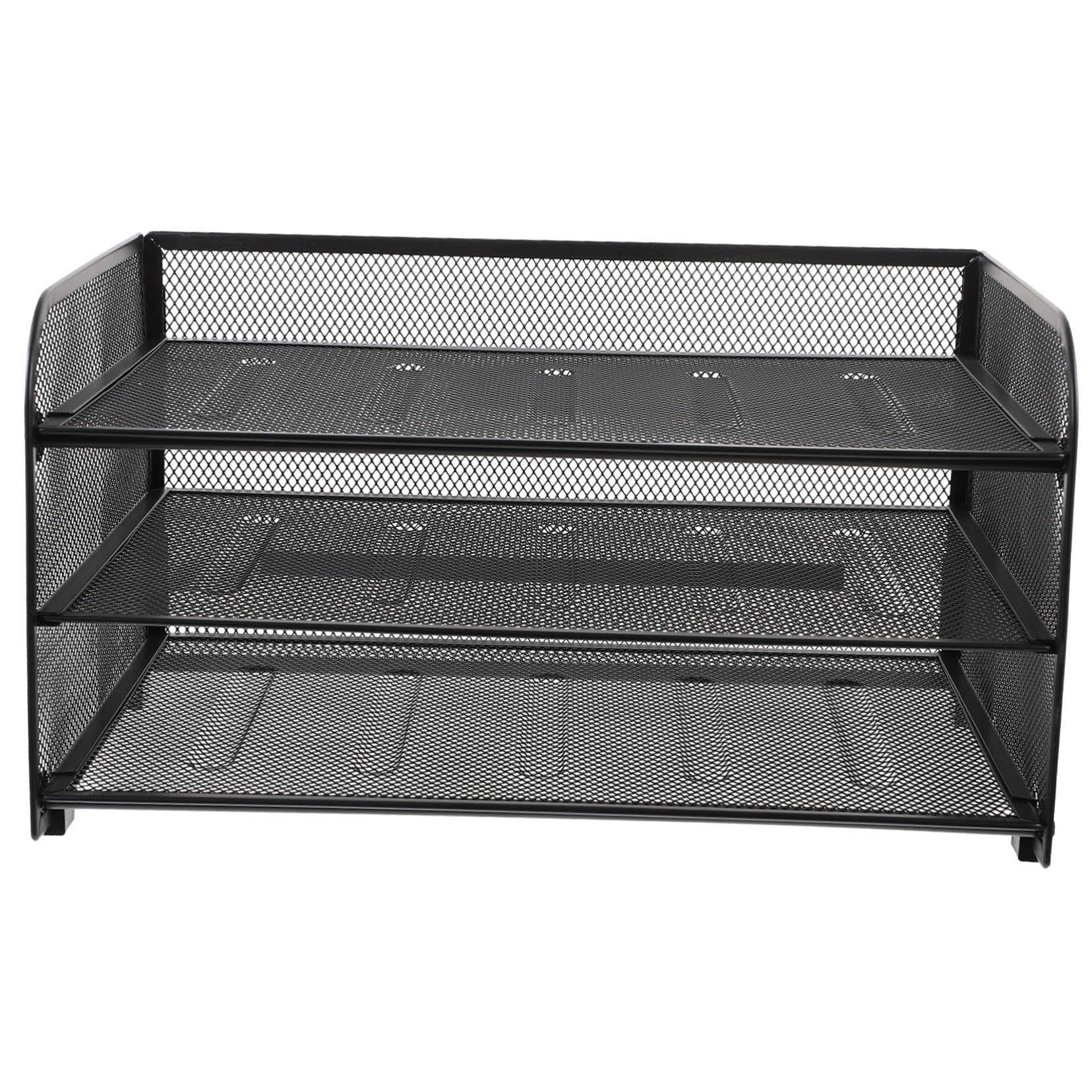 TOPBATHY Organizzatore Documenti Da Scrivania In Metallo Smontabile Porta Cartelle Multiuso Per Ufficio Casa Desktop Holder