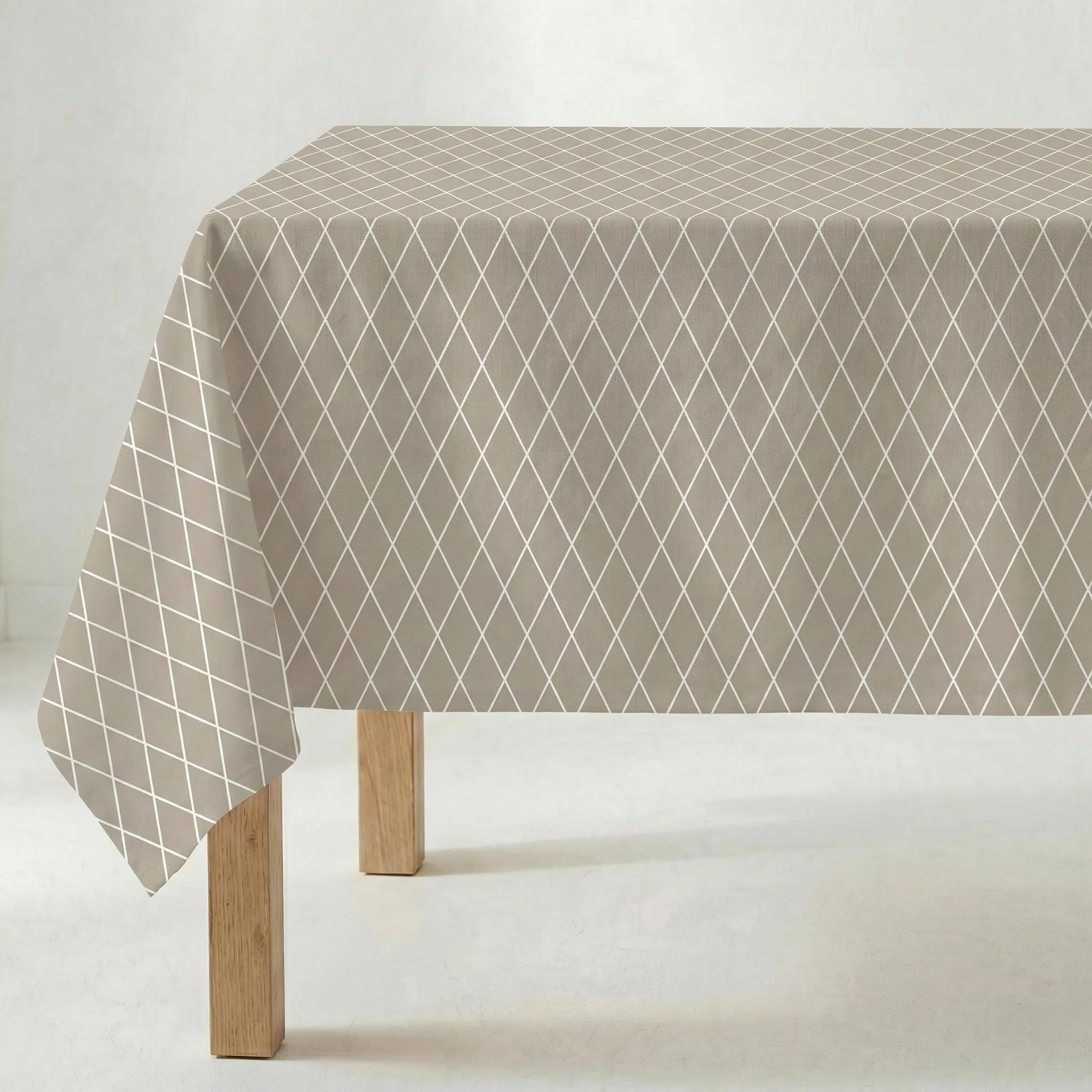 BELUM | Tablecloth 140 x 140 cm Stain Resistant 100% Cotton Resin, Tablecloth No Oilcloth, Cotton Touch, Waterproof Tablecloth, Stain Resistant Liquid Repellent Tablecloth…