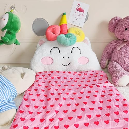 Miniatura 5 de Nalexmi Saco de dormir para niños bolsas de dormir de animales para niños niños y niñas almohada suave tapete para siesta preescolar 3 a 12 años