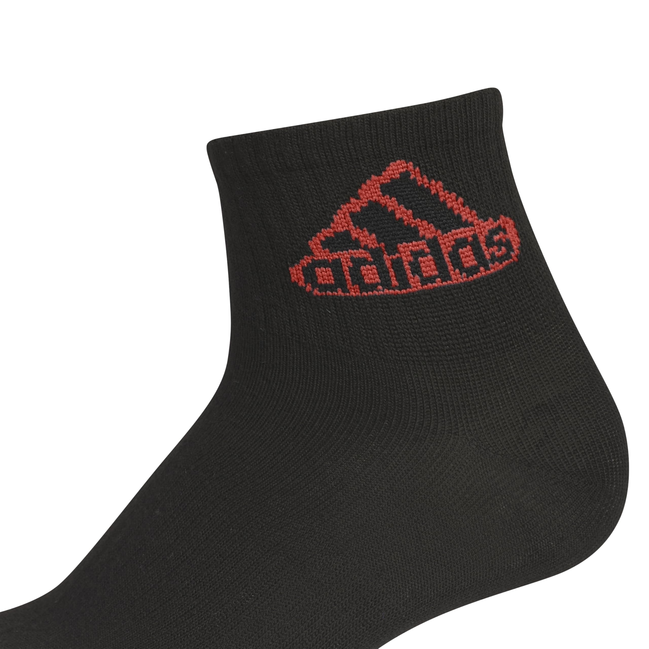 adidas Superlite Classic Lot de 6 paires de chaussettes pour enfants, garçons et filles – Légères et respirantes