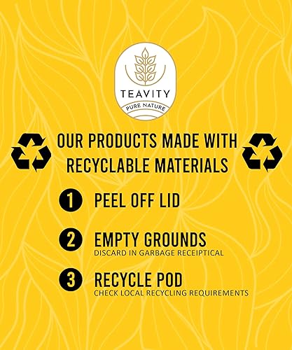 Miniatura 6 de TEAVITY Té negro orgánico Chai  Cápsulas de té orgánicas certificadas por USDA  Cápsulas reciclables de una sola porción compatibles con cafeteras