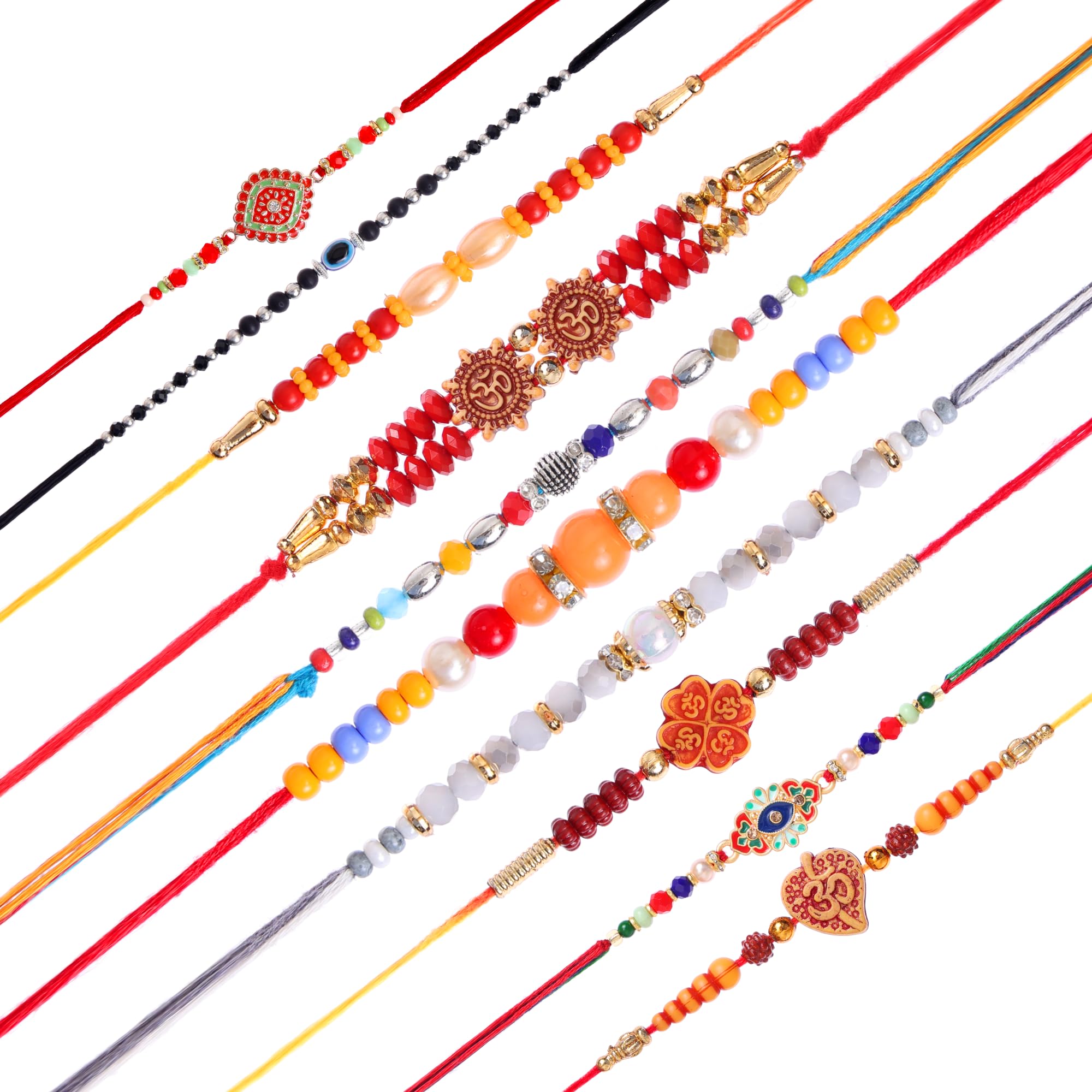 Fashion Frill Unisex Adult Rakshabandhan Rakhi For Brother Set Combo Of 10 (Rk033) (B0993FTJ86) Amazon Price History, Amazon Price Tracker