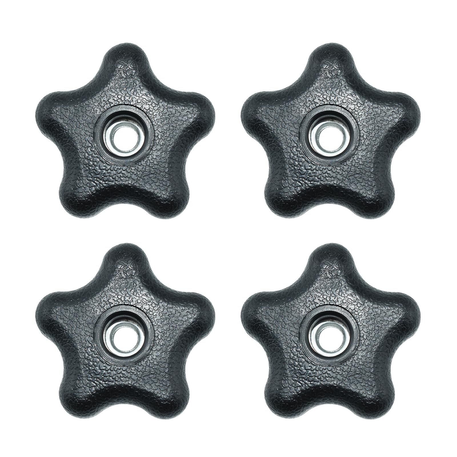 Aifeier ET 4 Pieces 5/16"-18 Female Thread 5 Star Knobs Nylon Clamping Knob Jig Knobs