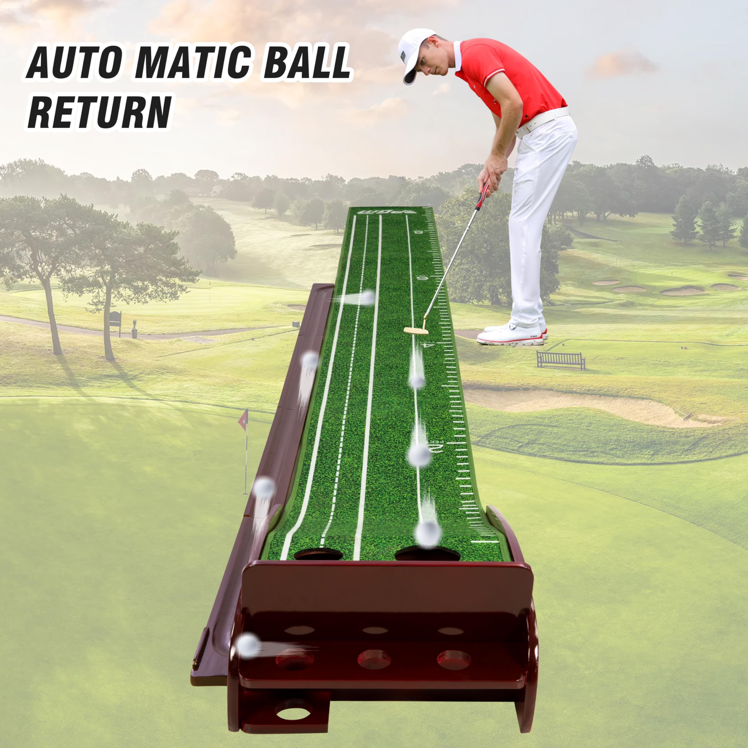 PGM Golf Putting Mat Putting Green Indoor