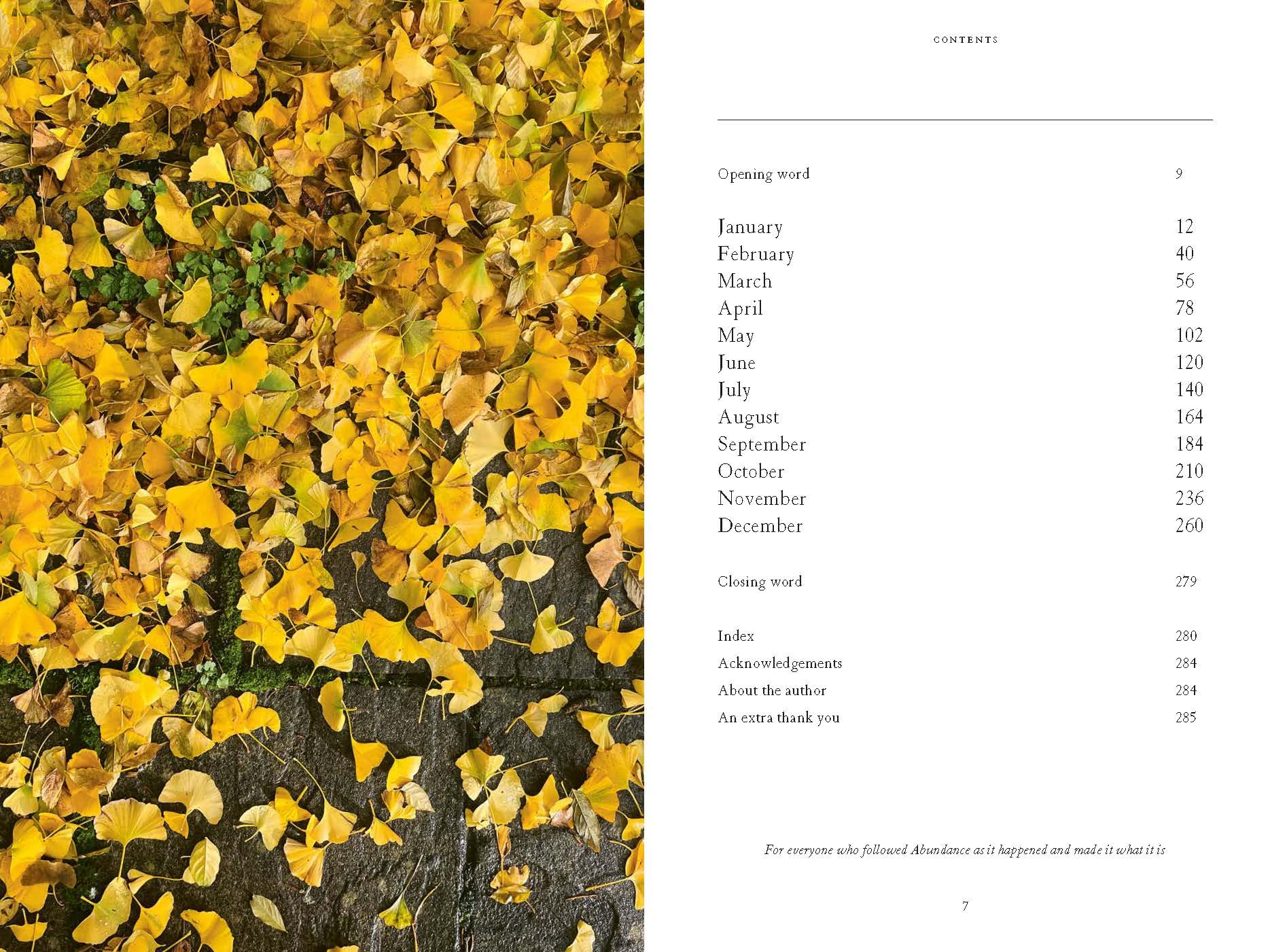 Abundance: Eating and Living With the Seasons