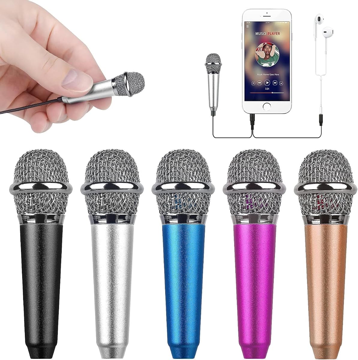 Mini Portable Vocal/Instrument Microphone