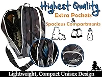 Vista 6 de Athletico Bolsa de hielo y patines en línea de alta calidad - Lleva hielo, patines y patines en línea para niños y adultos