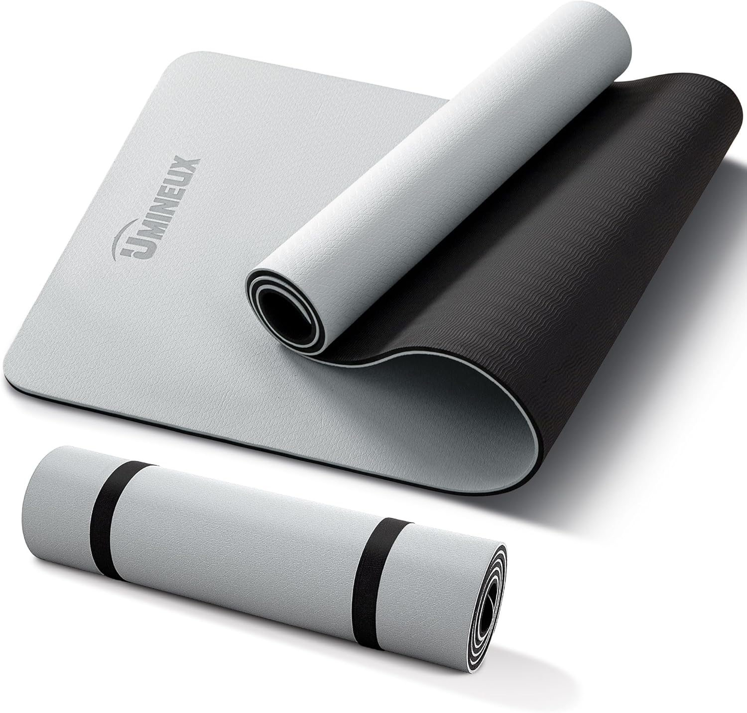 UMINEUX Extra Thick Yoga Mat, 10MM (2/5") Yoga Mat Non Slip, POE Yoga Mats for Women Men, 72"x24", Great for Workout, Yoga, Pilates, Fitness & Floor Exercises