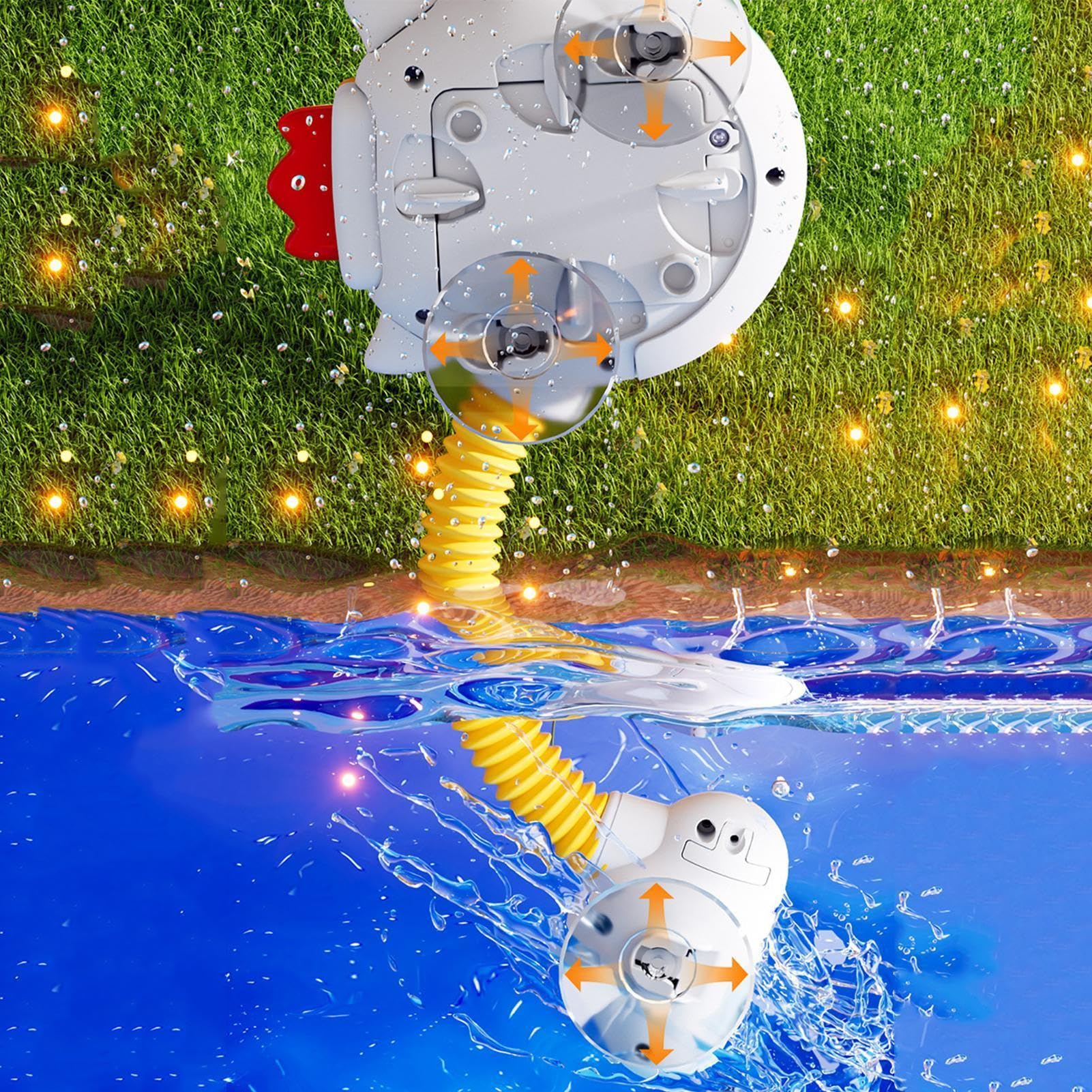 Giocattoli da Doccia Bambini interattiva divertente | Giocattoli Spruzzatori per Vasca a Forma di Coniglietto per Bambini Bambine Genitori Casa Bagno Vasca Bagnetto Festa