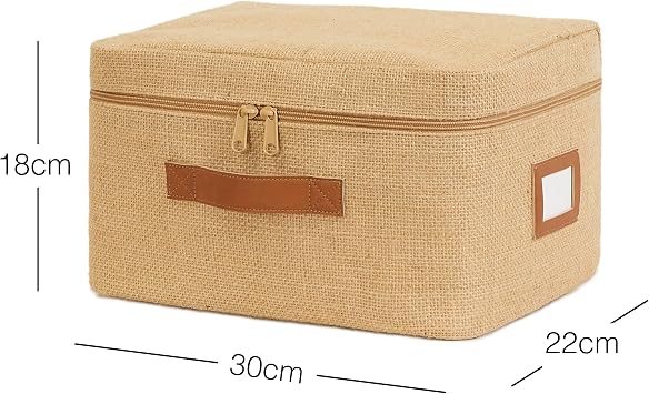 Ocean Home Textile Small Size Jute Hurç 30 x 22 x 18 cm