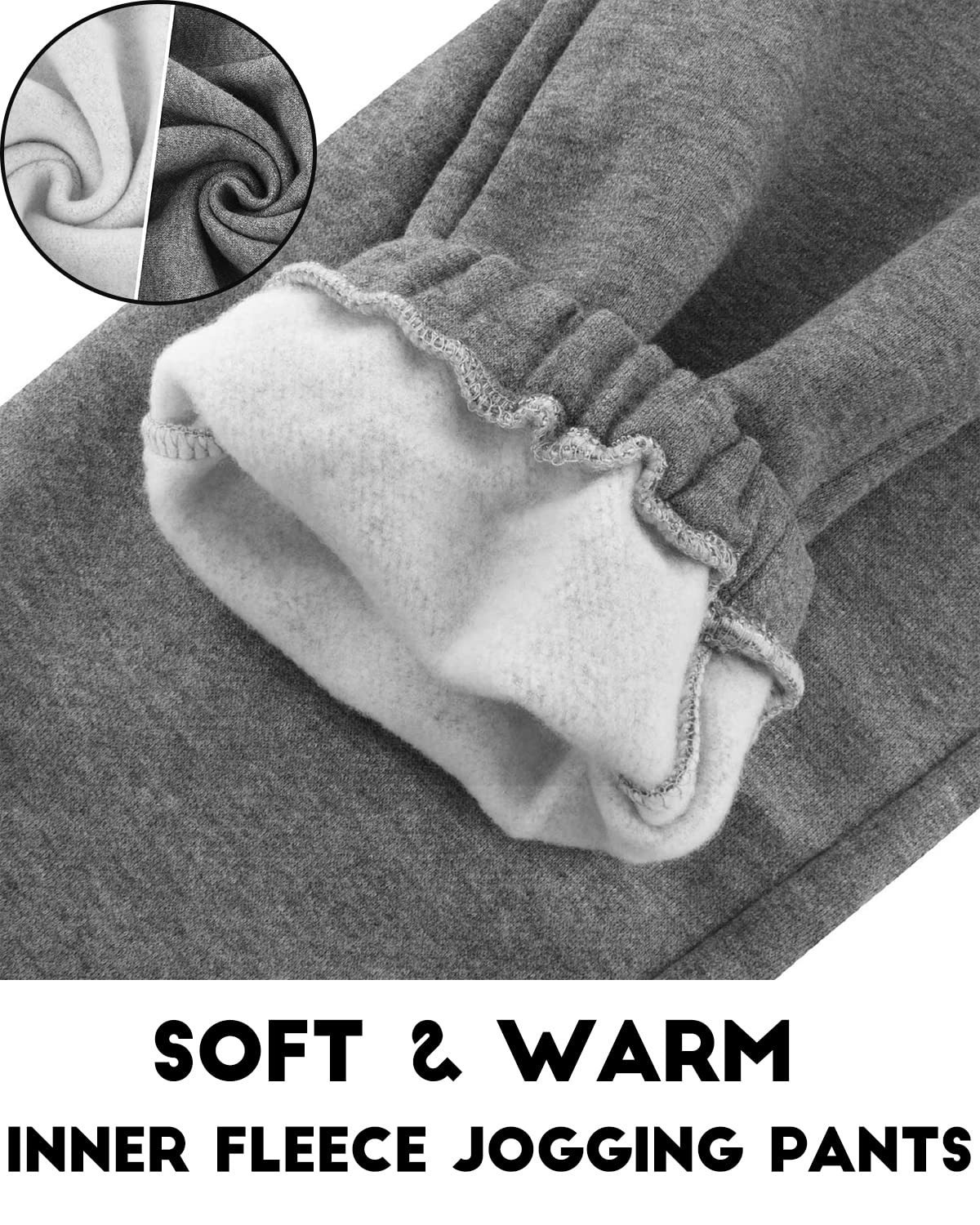 UMIPUBO Pantaloni Tuta Donna Felpati, Casual Pantalone Jogging in Pile con Cinta Elastica Lunghi Pants Jogger Sweatpants Invernali
