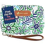 KeepGoing Travel First Aid Kit for Kids - 130 Pc. for Car, Home, Purse, Diaper Bag & Backpack with Latex-Free Bandages - Mini First Aid Kit Travel Size TSA-Approved