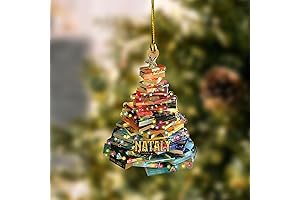 Adorable Stackable Christmas Tree Bookworm Ornaments For Christmas