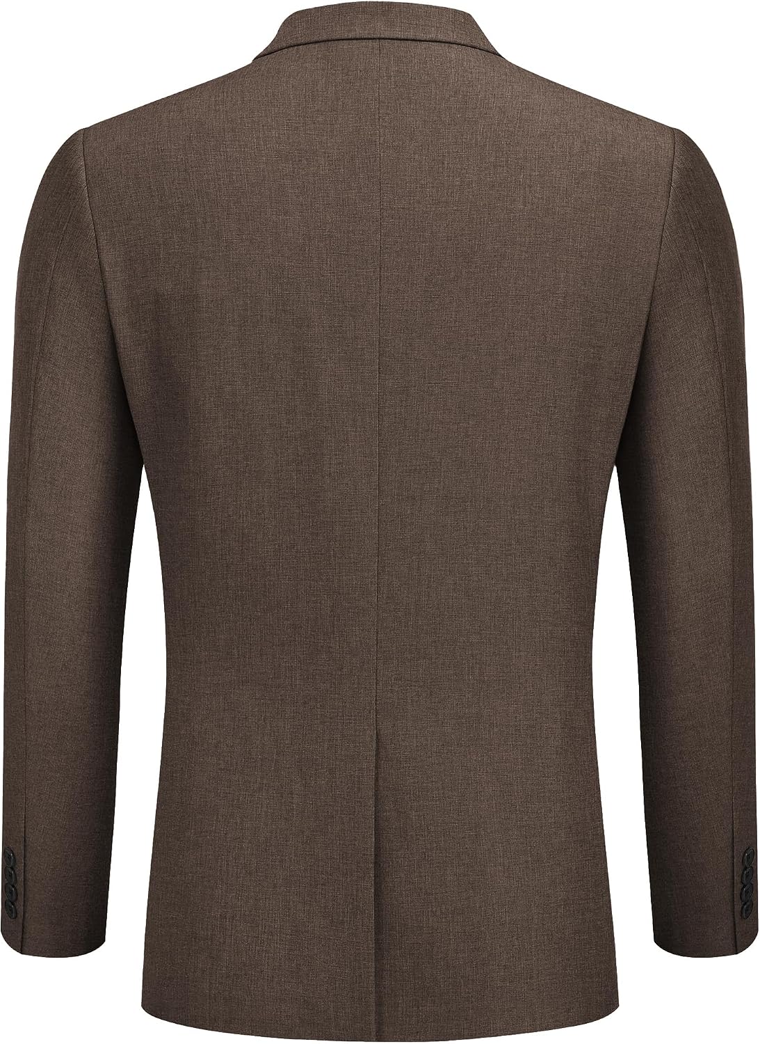 COOFANDY Men's Casual Sports Blazer Slim Fit Two Button Sport Coat Brown
