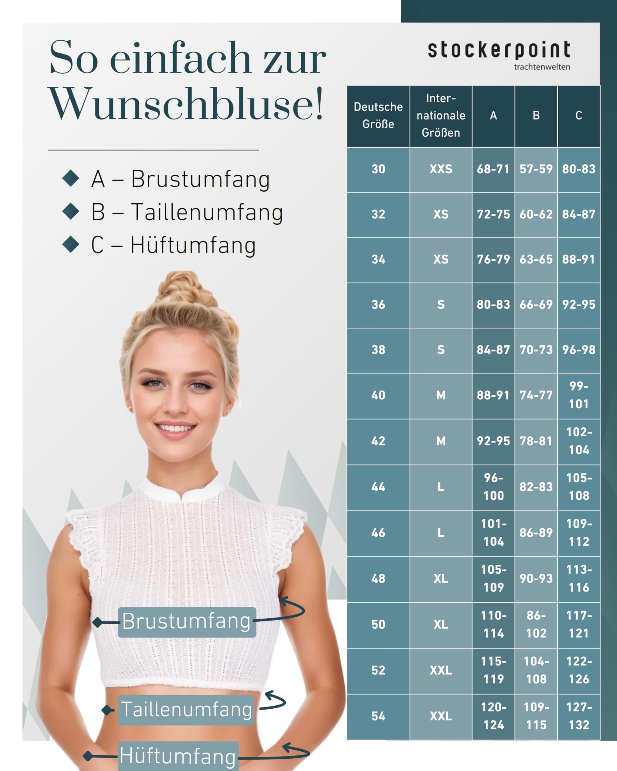 Stockerpoint Dirndlbluse Lenka