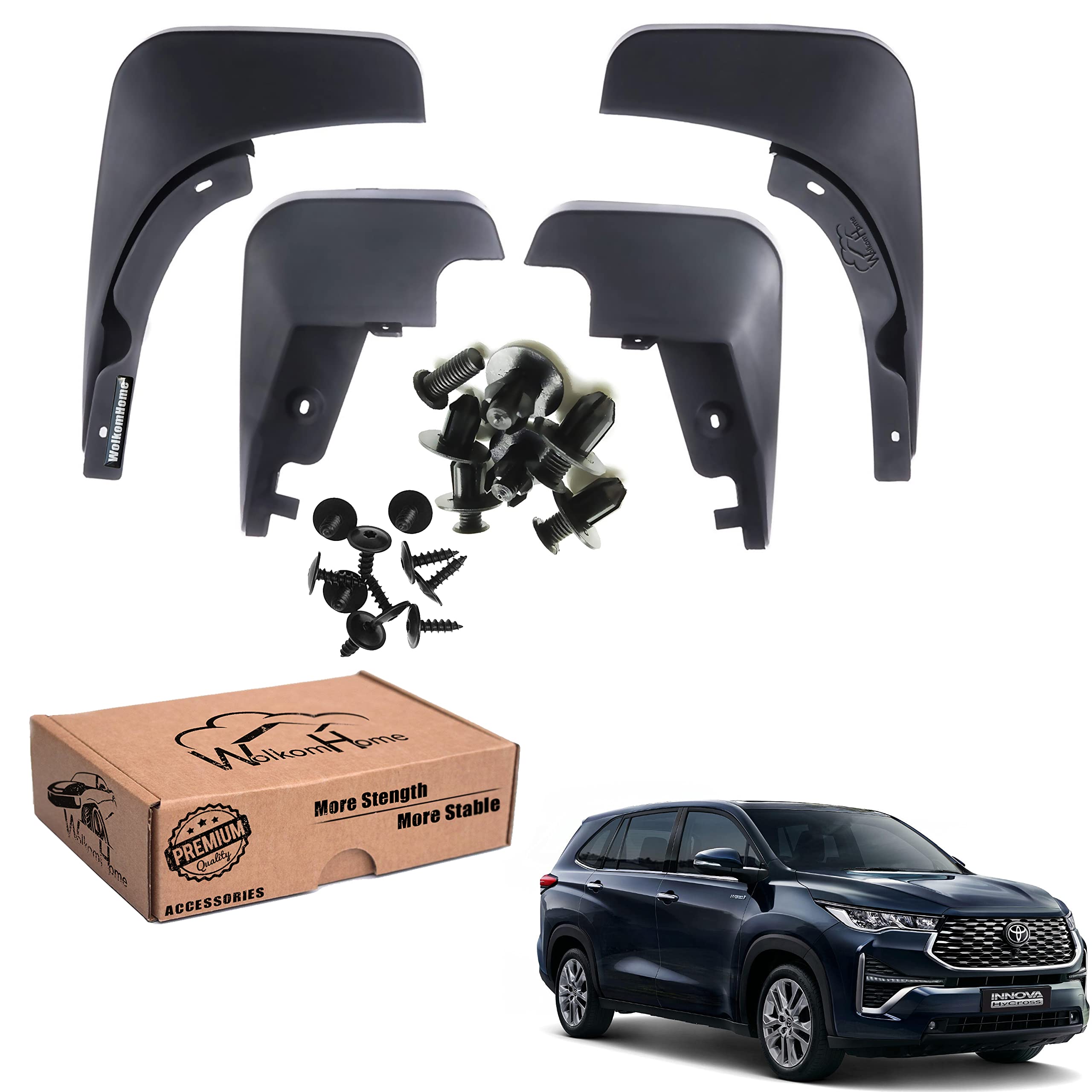 WolkomHome Mud Flap for Innova Hycross 2023