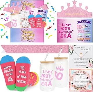 10 Year Old Girl Birthday Gifts for 10 Year Old Girl 10th Birthday Gifts for Girls 10th Birthday Gifts ideas, popular 10th Birthday Decorations for Tween Girls Trendy Stuff for Double Digits