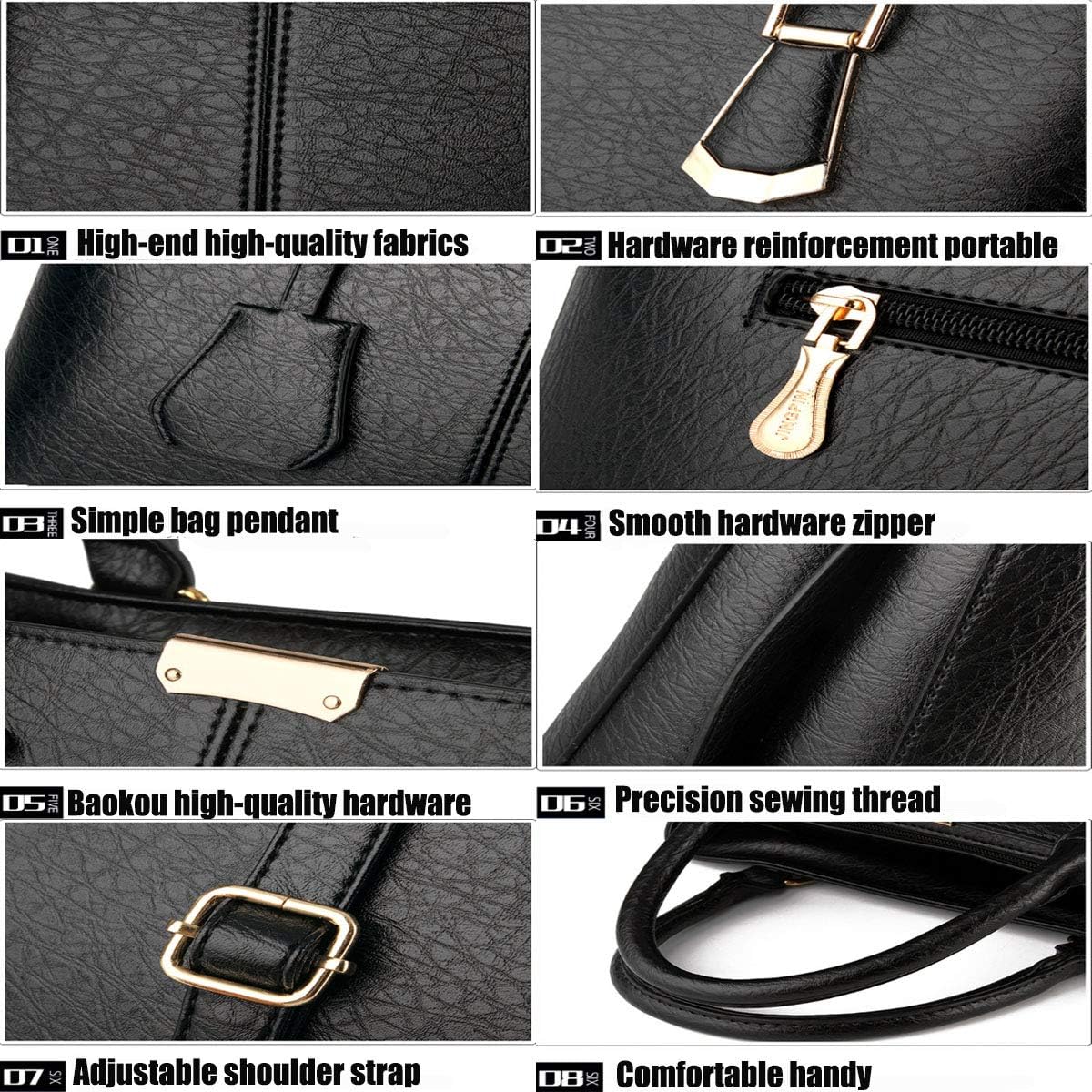 XingChen Purses and Handbags for Women Fashion Messenger Bag Ladies PU Leather Top Handle Satchel Shoulder Tote Bags