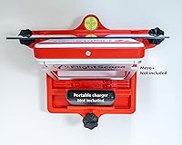 Vista 5 de Alineación ajustablesoporte de muelle de nivelación y bandeja de batería para Flightscope Mevo Plus (Mevo+)