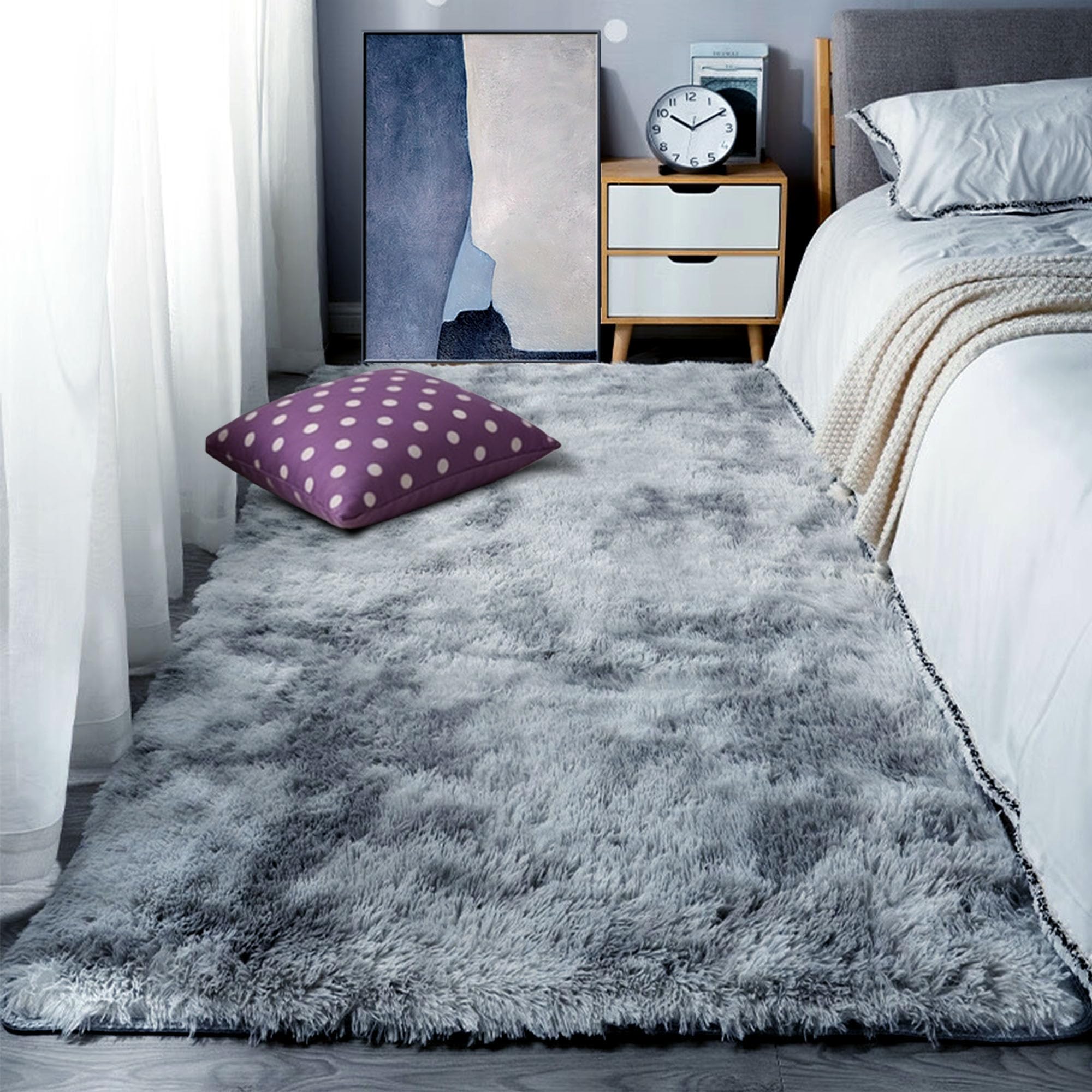 Tapis chambre 190 x 260 cm pour salon et pièce d'enfant