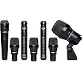 BEATKITPRO Drum Mic Package for Kick, Snare, Toms & Matched Overheads