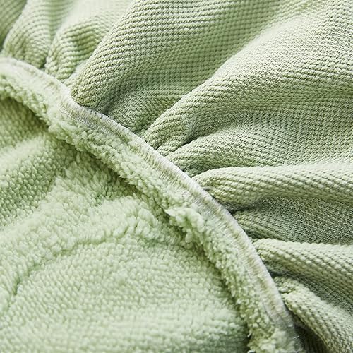 Miniatura 9 de cjc Fundas de sofá de suelo sin brazos, funda protectora para silla junto a la chimenea, fundas elásticas para sillas de puf para adultos, fundas