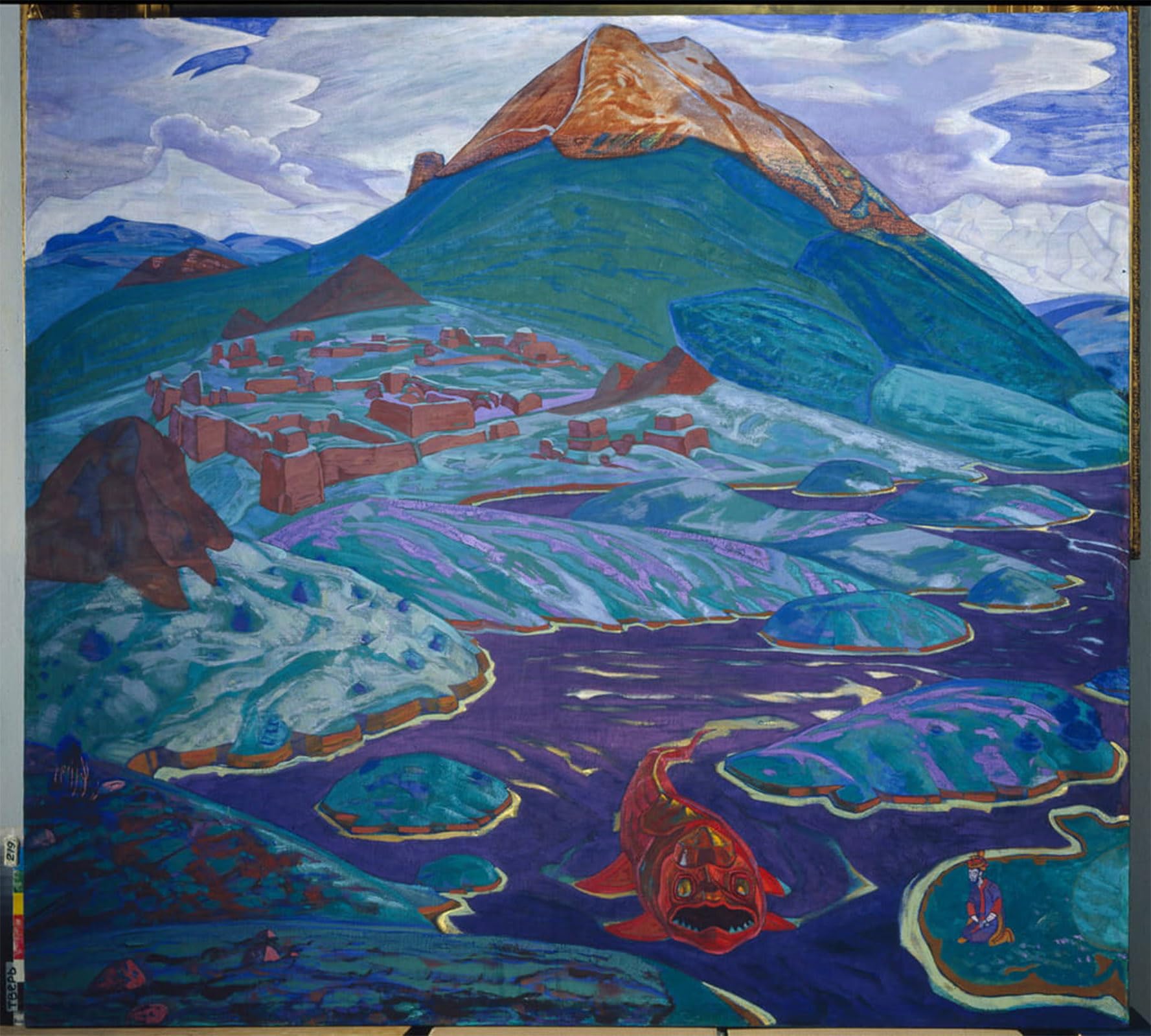POSTERIIk Famous Print Pop Art Wall Art Graffiti Fantastic Landscape by Nicholas Roerich Art Prints for Home Decor 60x90cm