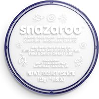 Vista 9 de Snazaroo - Pintura clásica para rostro y cuerpo, frasco de 0.66 oz (18.8 g), blanco