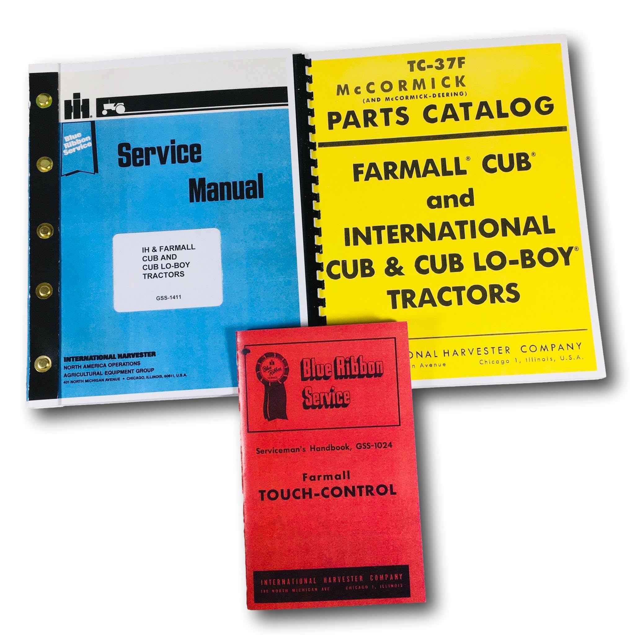 Service And Parts Manual Set For Farmall Cub Tractor Repair Ih International