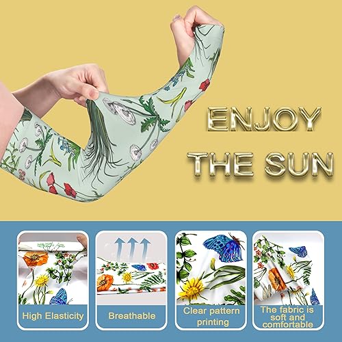 Miniatura 4 de Mangas de jardinería, mangas de enfriamiento de brazo de protección solar para jardinería, mangas a prueba de espinas para cubrir brazos para