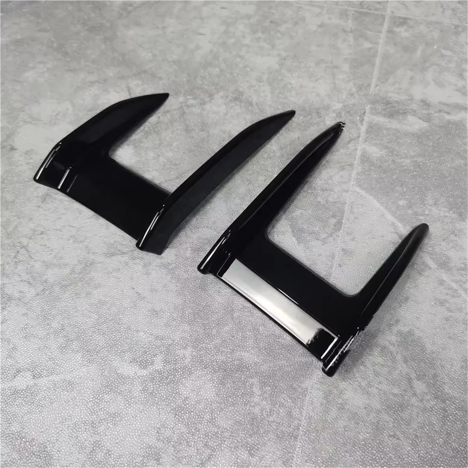 Spoiler Per BMW Serie 1 F40 - Paraurti Anteriore Performance Style Splitter Laterale AirVent Trim Blade 120i 120d 128ti M135i 2019-2023 Labbro Paraurti Anteriore