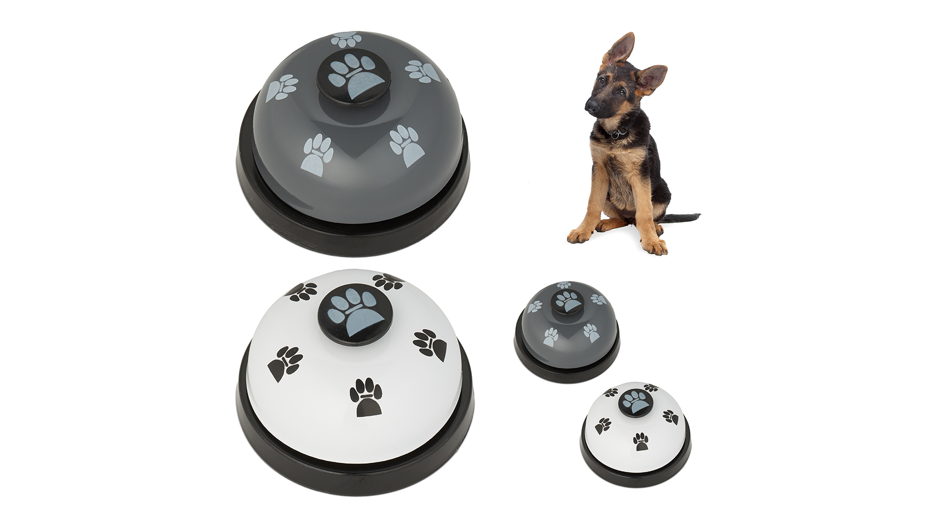 Alinana 2 Pack Hondenbel voor deurzindelijkheidstraining, huisdierenbellen voor honden om naar buiten te gaan, hoogwaardige luide en heldere deurbel, communicatieapparaat voor puppy's en katten