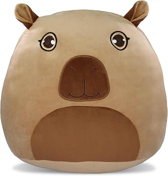 DolliBu Snug Mooshies Large Capybara Stuffed Animal Plush Toy - 17 inches