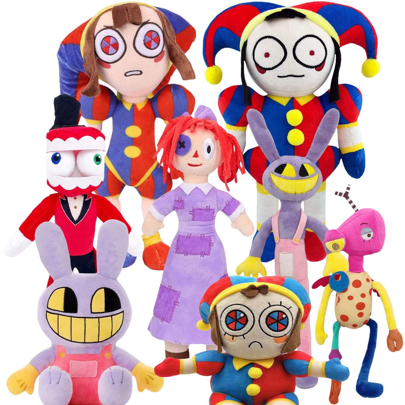 WYFDCZZP – Peluche Digital Circus (Joker) – Douce, Légère, Pour Enfants Et Adultes Fans, Cadeau