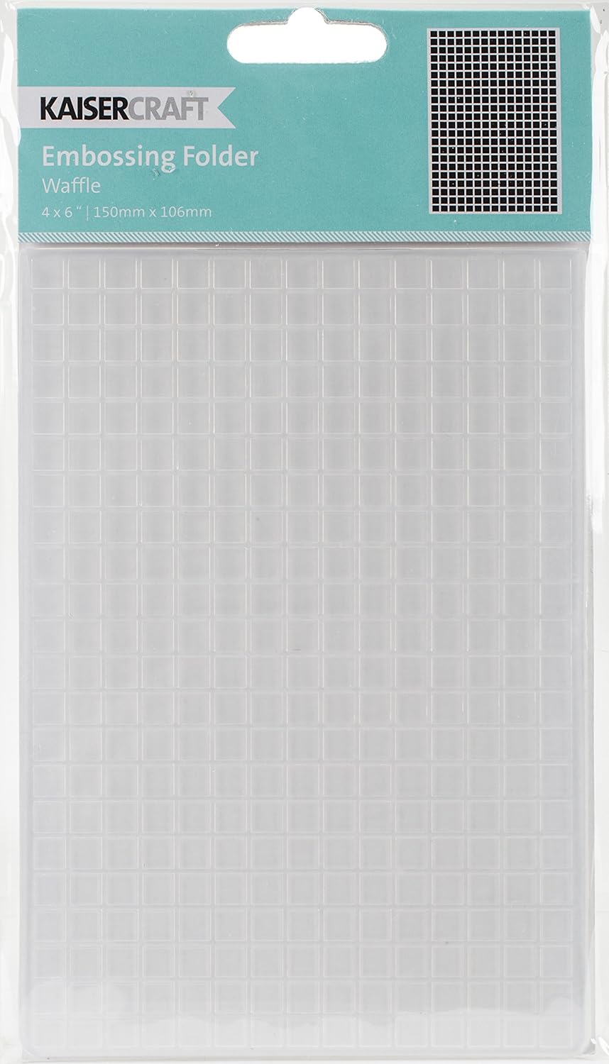 Kaisercraft Embossing Folder 4"X6"Waffle