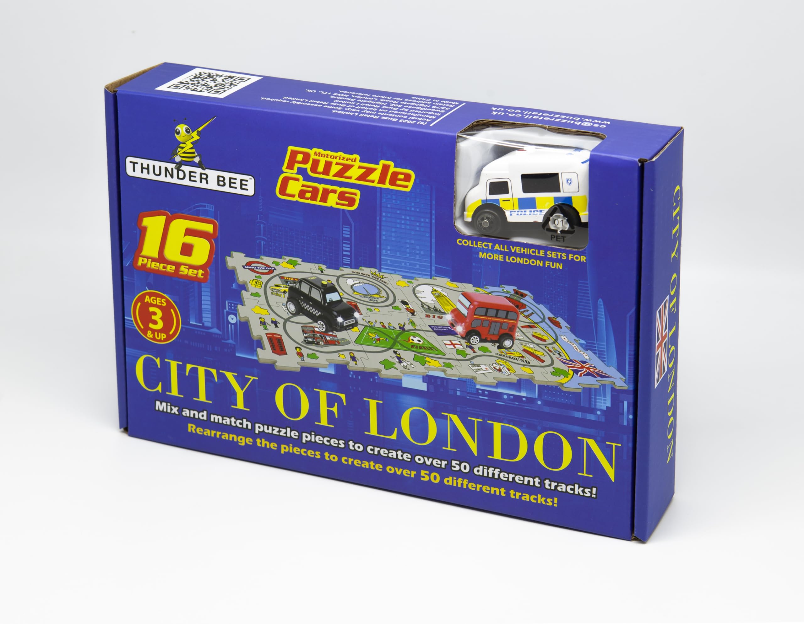 Puzzle Cars Police - Fun & Educational Jigsaw Puzzle for Kids Colourful Police Car Theme, Durable Pieces, Ages 3+ - Image 2
