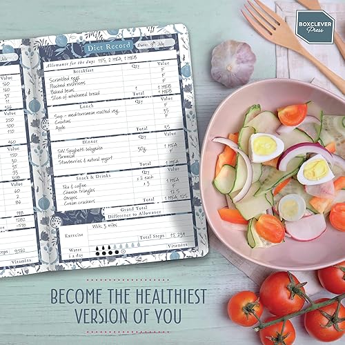 Miniatura 8 de Boxclever Press Diario de alimentos para mujeres. Diario de alimentos para un estilo de vida más saludable. Diario de alimentos para perder peso con