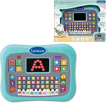 Lexibook Tablette Éducative Parlante Bilingue - Lettres, Chiffres et Quiz