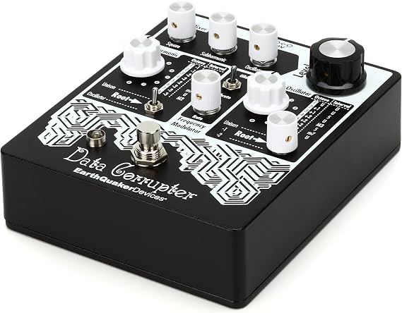 EarthQuaker Devices Data Corrupter Harmonizing Pedal with Patch Cables