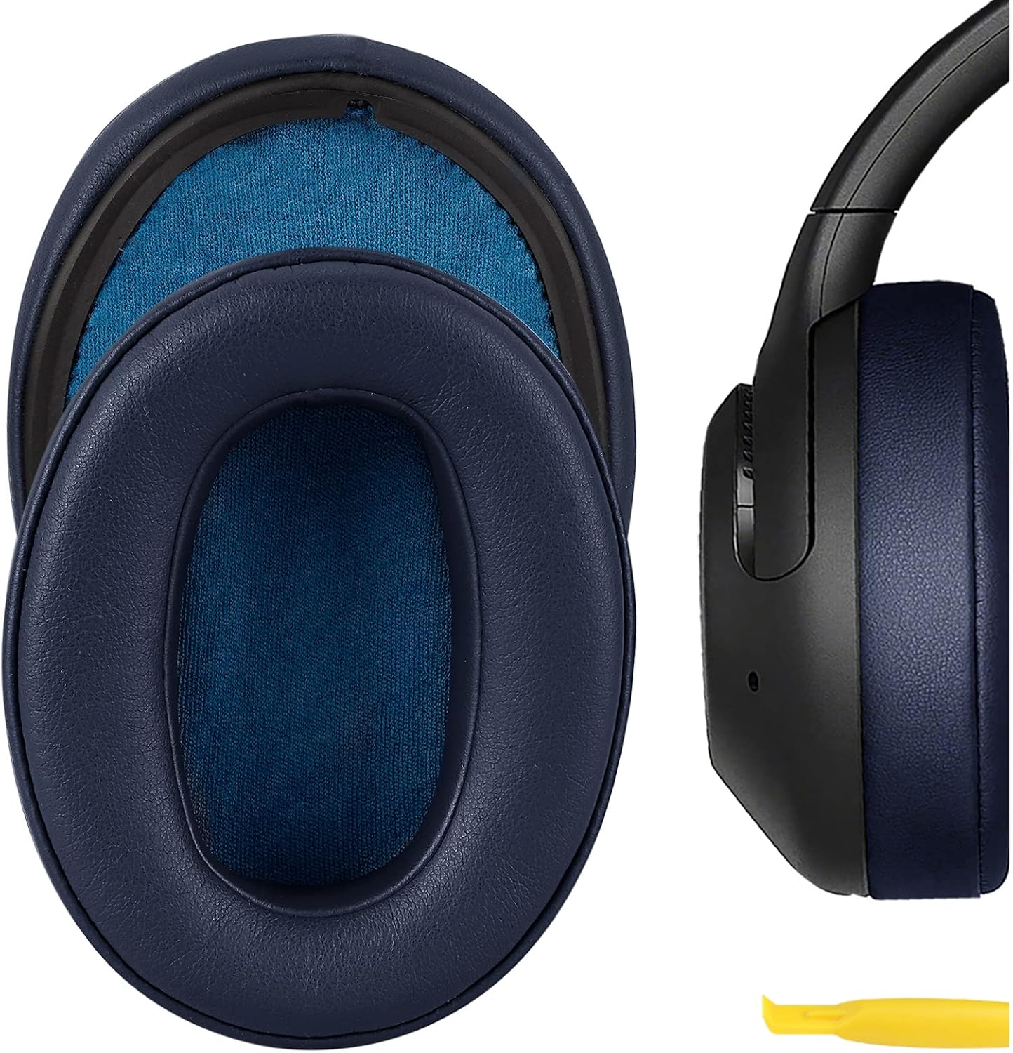 Geekria QuickFit Protein Leather Replacement Ear Pads for Sony WH