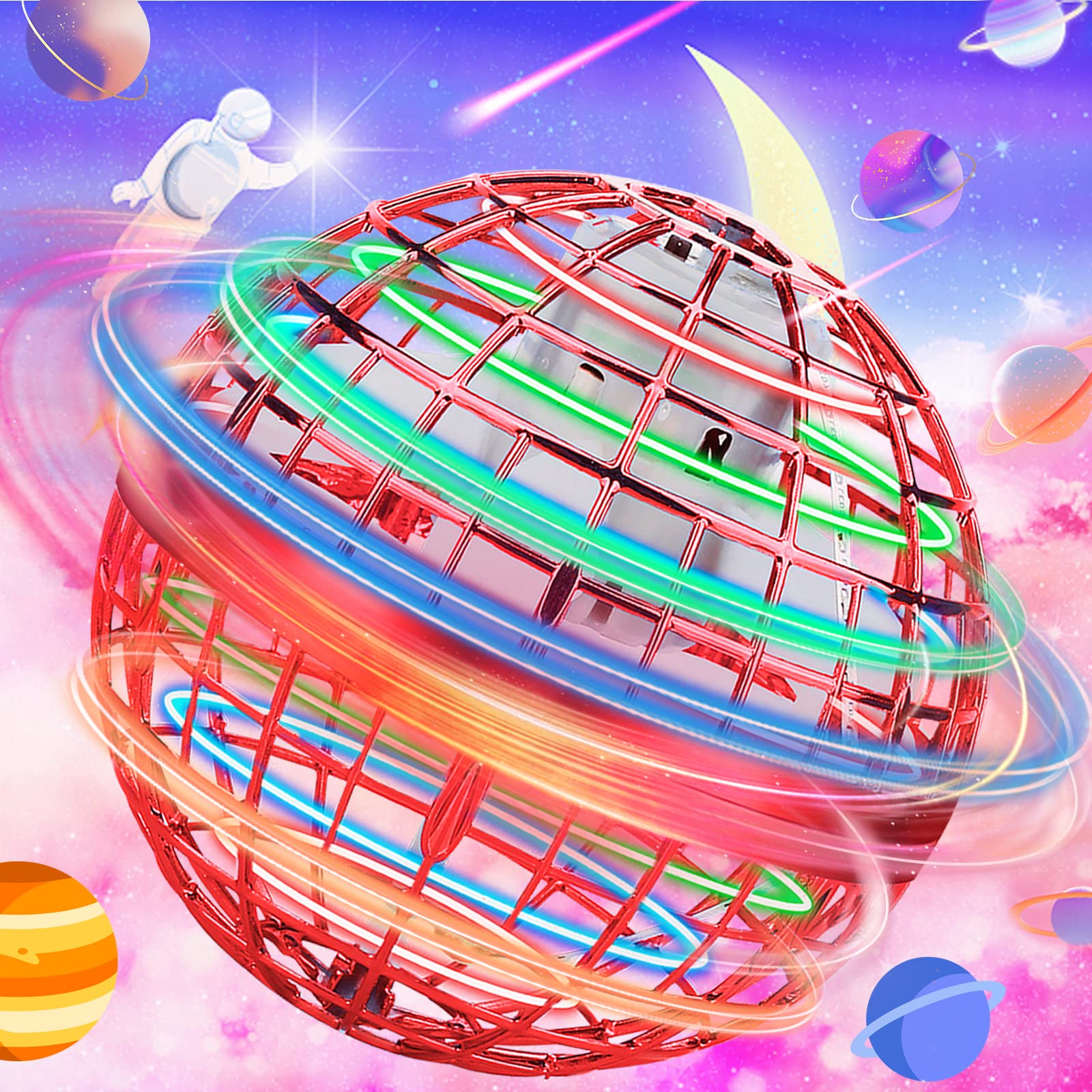 Buy Flying Orb Ball,2022 Magic Flying Ball Toys Galactic Fidget Spinner