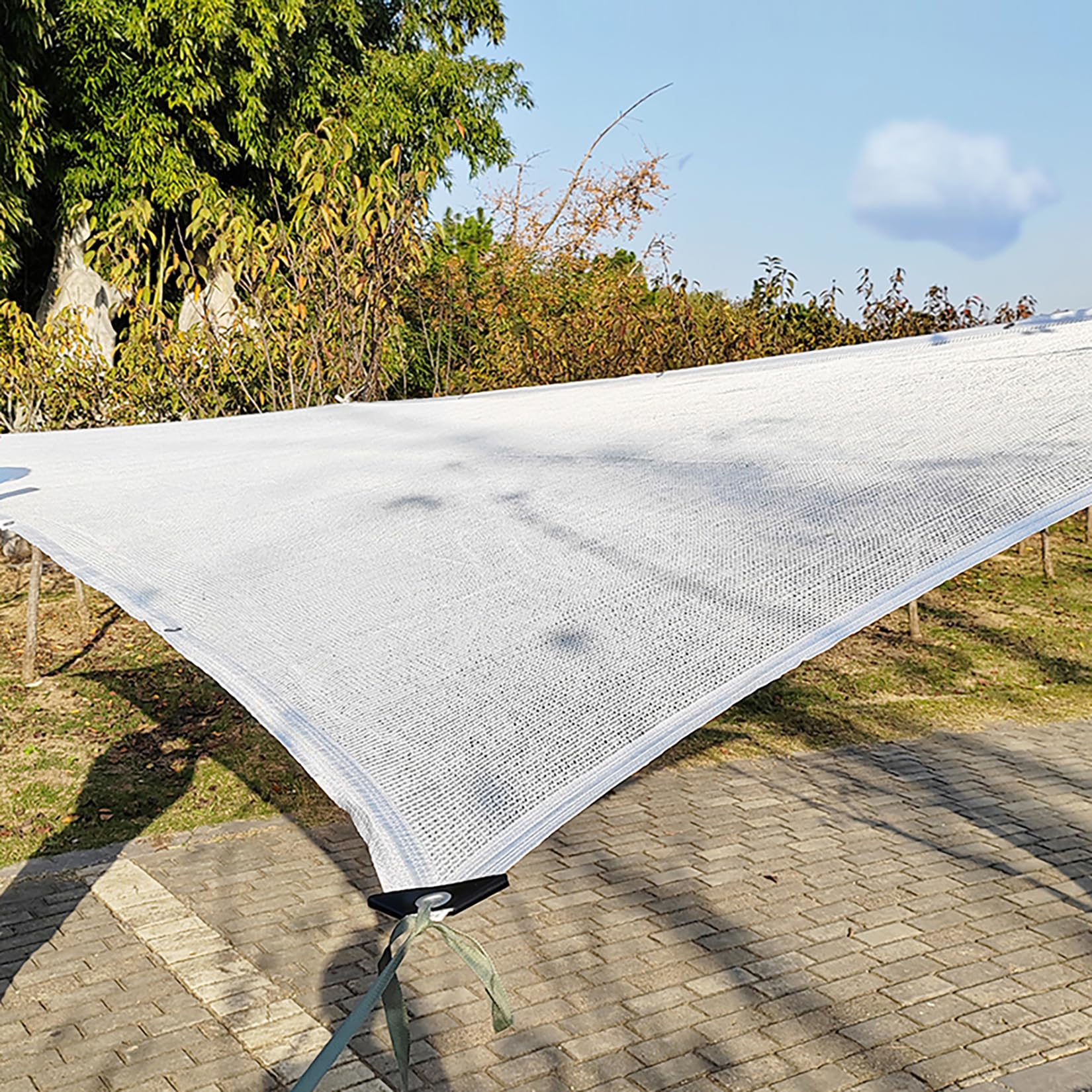 Roja 5x6m con Ojales Vela Reculada para Exteriores Cubierta de Parasol Ideal para Patio Jardín Balcón y Terraza