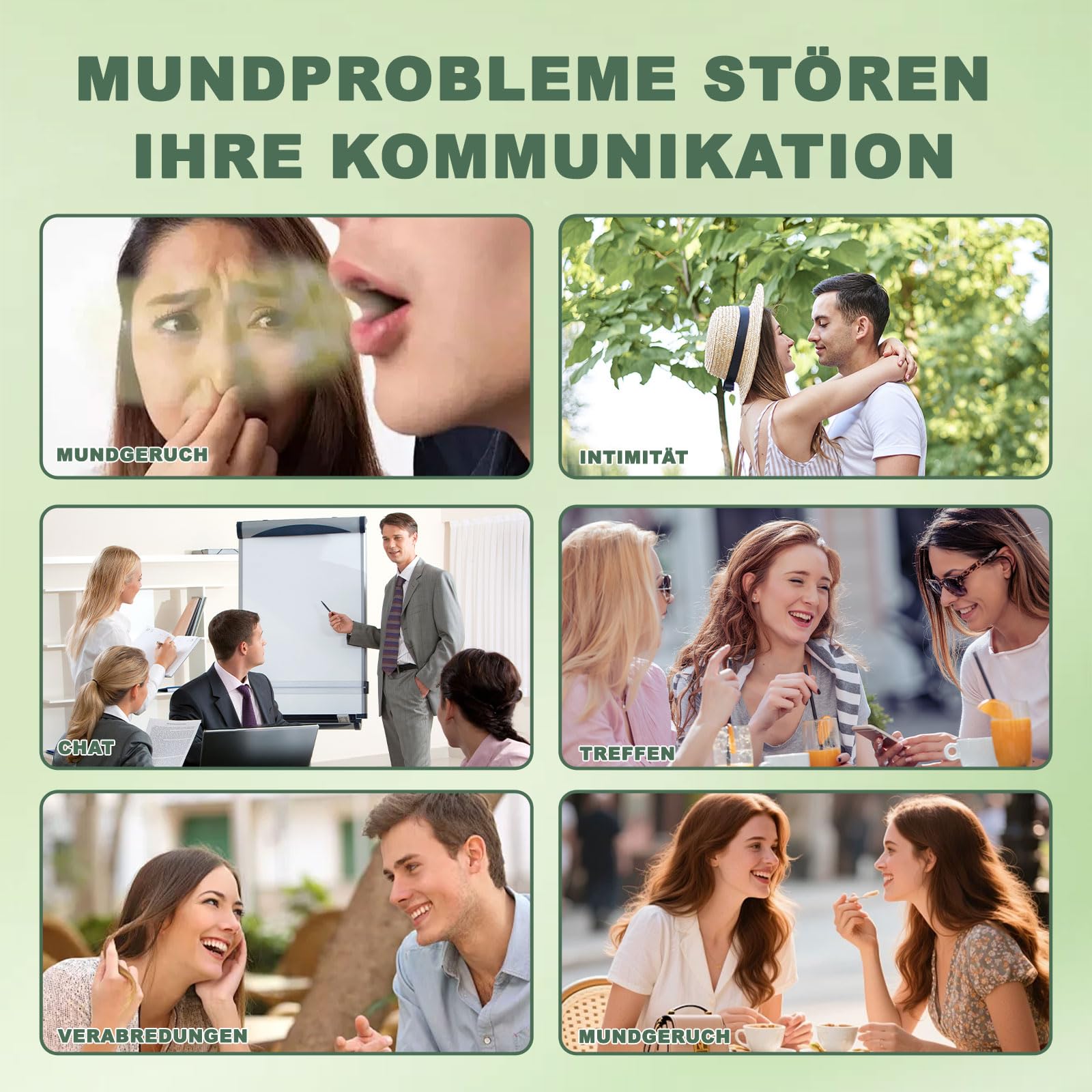 Baumkau Remineralisierender Kaugummi, 18 Stück Baukau Kaugummi, Zuckerfrei Kaugummis, Frischer Atem und Emailschutz, Sanft und Nicht Reizend, für Empfindliche Zähne Geeignet, Minze (1 Box)