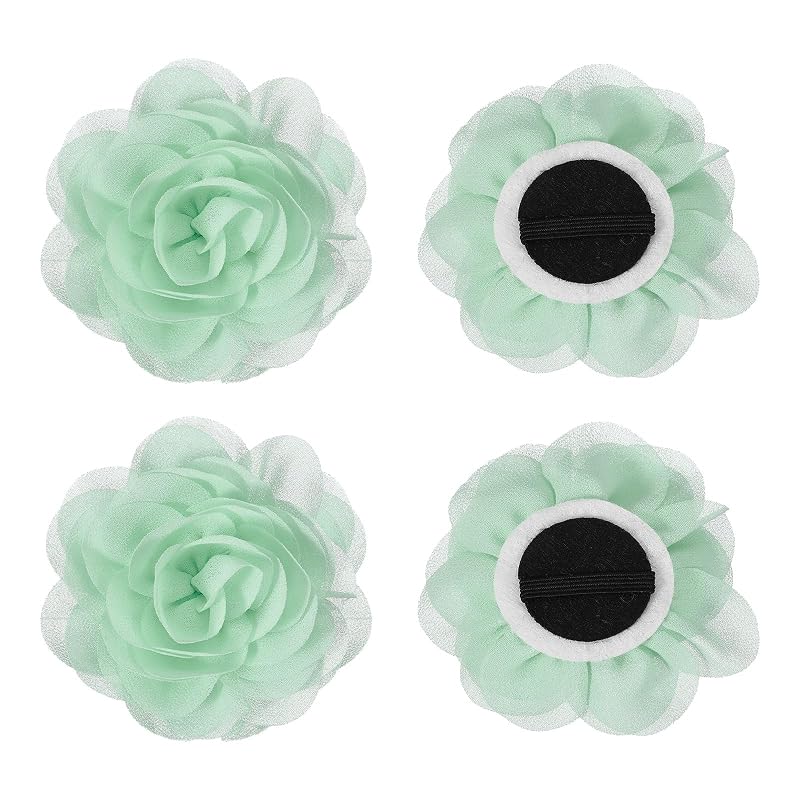 Pingente Floral para Coleira de Pets PETAXCELL Verde-claro, Pacote com 4