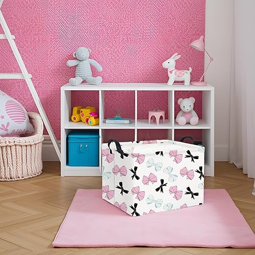 Miniatura 194 de HIYAGON Cesta de almacenamiento para niños, cesta de regalo para bebé, cesta de regalo, cesta organizadora de juguetes lindos, caja rectangular