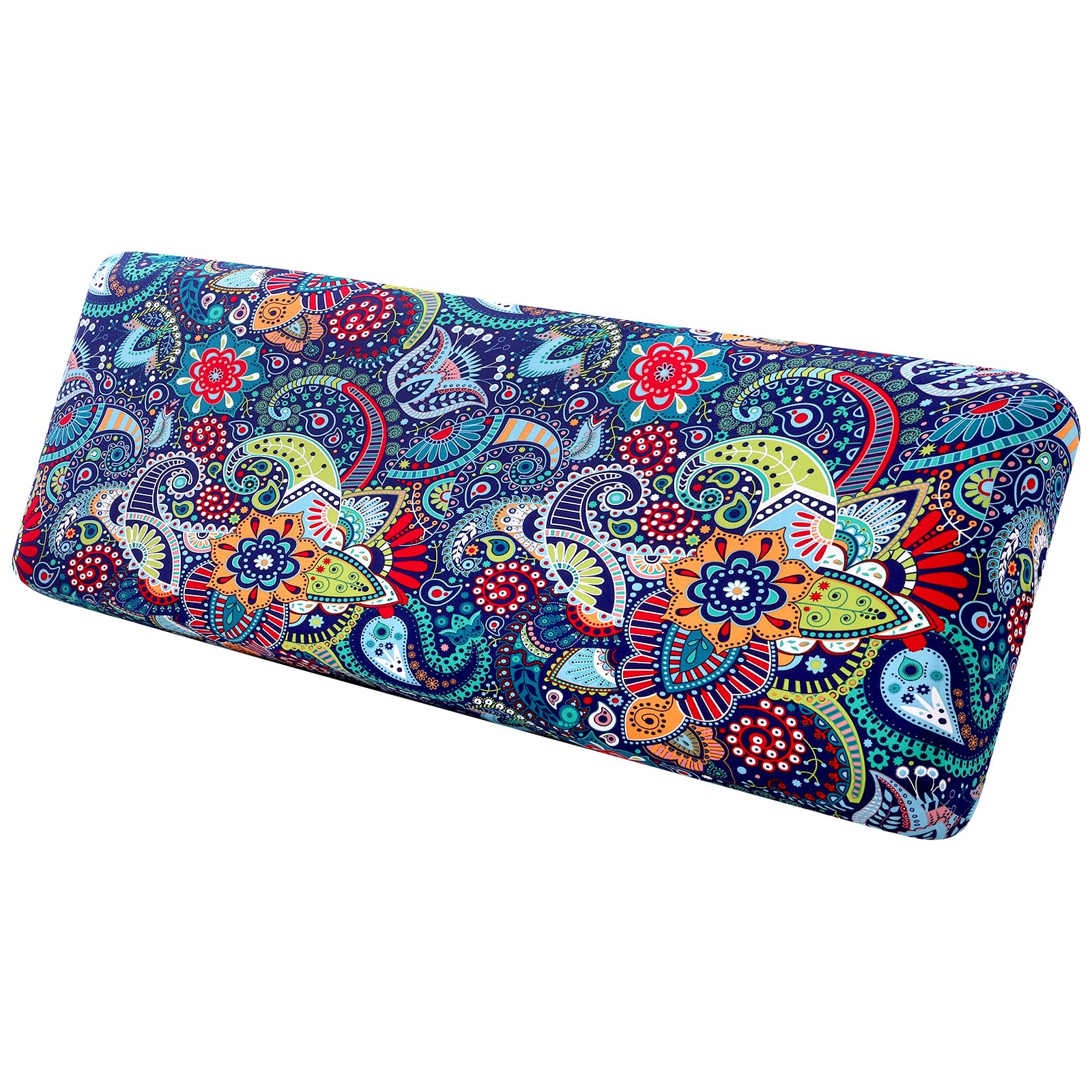 Smiry Printed Couch Cushion Covers, Stretch Soft Couch Covers for Sofa, Washable Non-Slip Sofa Slipcover Furniture Protector for Indoor and Outdoor (Large, Blue Green)